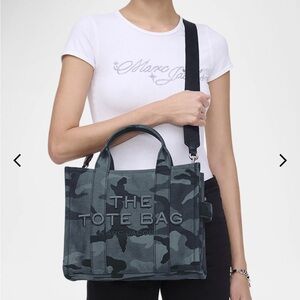 Marc Jacob’s The Tote Bag in Blue Camo